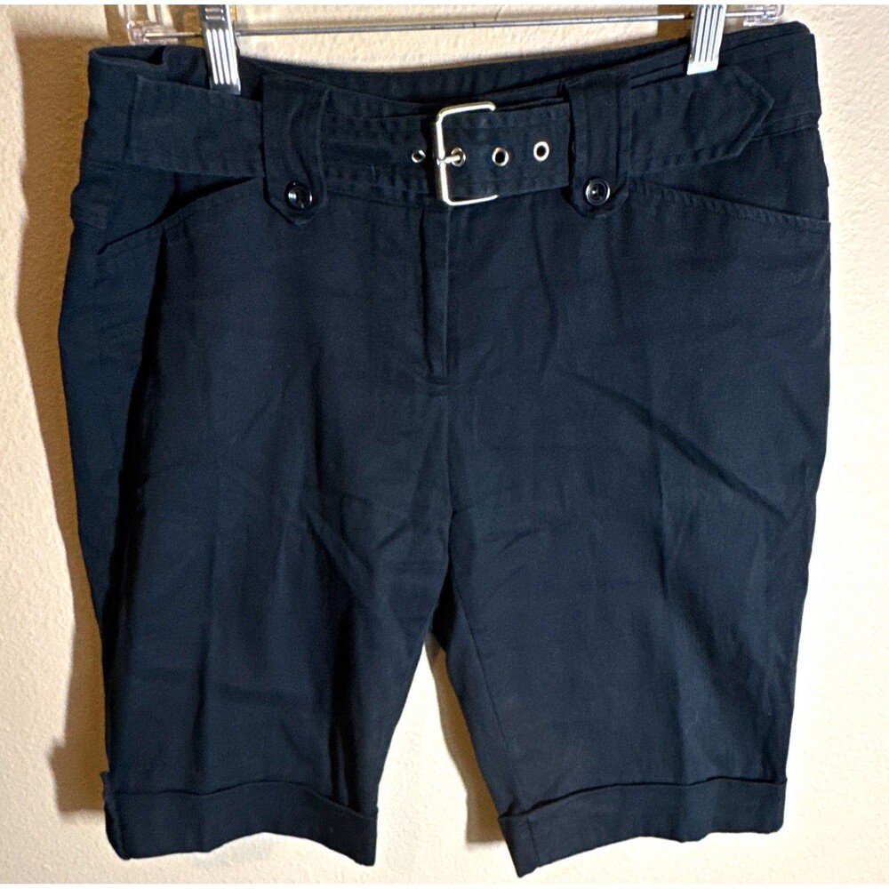 Tracy Evans Limited Women’s Bermuda Shorts Black Juniors 11 Cotton 11" Inseam
